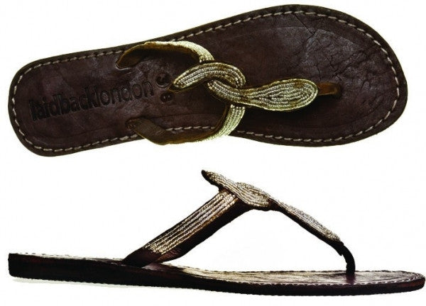 Lana Leather Sandal - Feathers Of Italy 