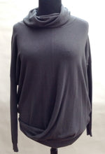 Load image into Gallery viewer, Romo Twist Jumper in Slate Grey - Feathers Of Italy 
