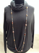 Load image into Gallery viewer, Romo Twist Jumper in Slate Grey - Feathers Of Italy 
