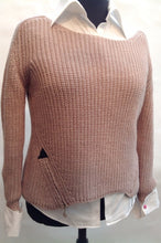 Load image into Gallery viewer, San Niccolo Alpaca Zip Jumper in Dusky Pink - Feathers Of Italy 
