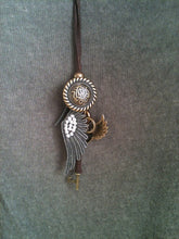 Load image into Gallery viewer, Steampunk Pendant Necklace - Angel Wing - Feathers Of Italy 
