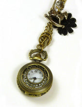 Load image into Gallery viewer, Steampunk Pendant Necklace - Clock - Feathers Of Italy 
